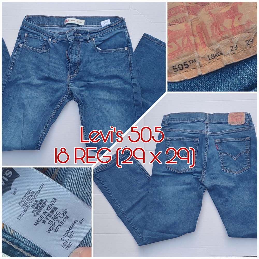 Levi's 505 18 REG (29x29)